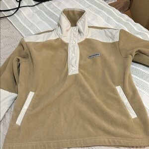 Carhartt Beige and Off-White Fleece Jacket